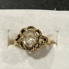 ring size 5 clear stone
