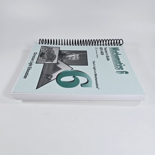 Christian Light Mathematics 6 Teacher’s Guide 601 - 605 - Picture 4 of 7