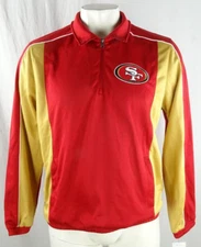 San Francisco 49ers NFL G-III Men's Quarter Zip Track Jacket