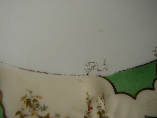 Antique Carlsbad Gilt Porcelain Platter Tray Medallion Center L Straus & Son - Picture 4 of 6