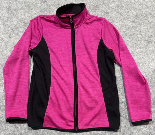 Made For Life Women's Quick Dry Athletic Jacket Sz PM Pink/Black - 第 1/12 張圖片