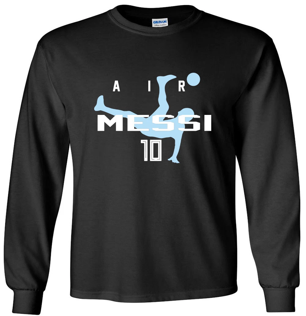 Black Lionel Messi World Cup Argentina "AIR" T-Shirt