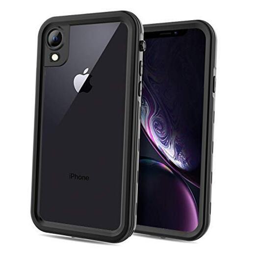 Apple Case, Full-Body Protective Waterproof Case, Shockproof iPhone XR Black