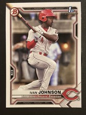2021 Bowman Baseball BCP-149 Ivan Johnson - Cincinnati Reds 1st Edition