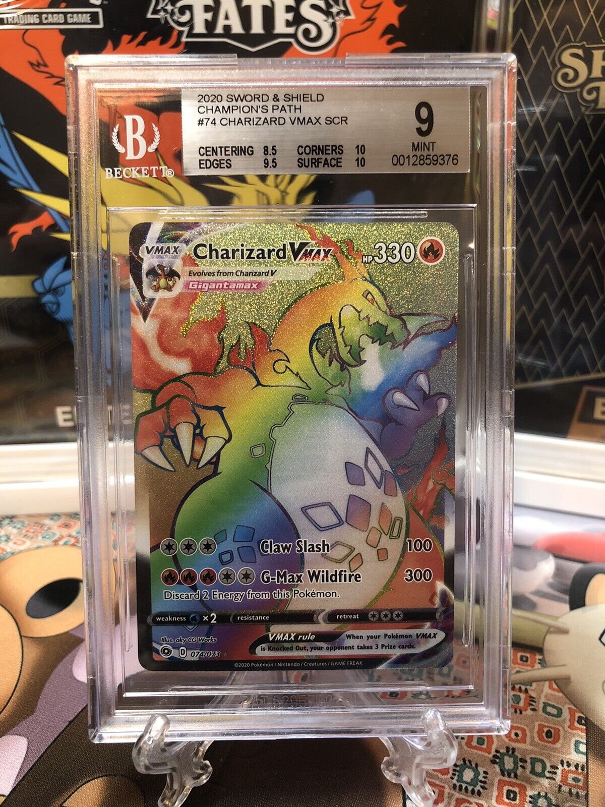 PSA 9 - Pokemon Card Promo #SWSH267 - DEOXYS VMAX (holo-foil) - MINT:   - Toys, Plush, Trading Cards, Action Figures & Games online  retail store shop sale