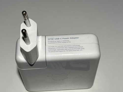 Fuente de alimentación APPLE MNF82Z/A 87W USB C adaptador MacBook Pro Air incl. 2M USB C A1719 - Imagen 4 de 7