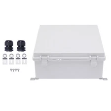 In/Outdoor Electrical Box Plastic Enclosure Waterproof Junction Box Clear/grey