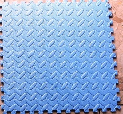 Pool Bodenschutzmatte Schutz Fliesen Bodenschutz 38,5x38,5x0,8 cm 41 St. Blau