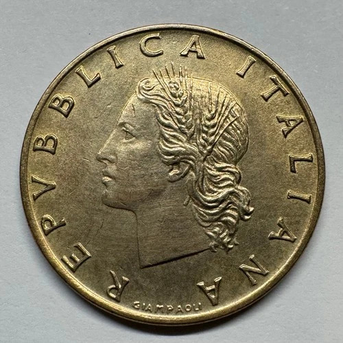 Photo of a 1969 Italy 20 Lire (1956-2001) from an eBay listing that sold on Jul 15, 2026