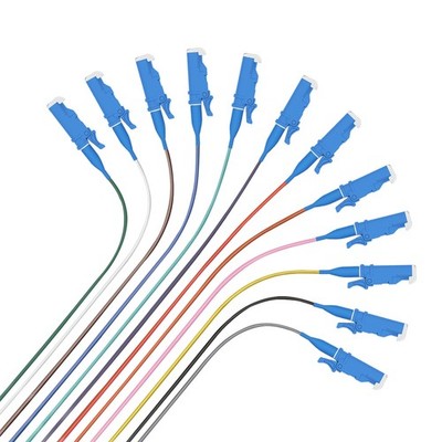 helos LWL Faserpigtail OS2 12xE2000 (LSH) UPC-easy strip 2m