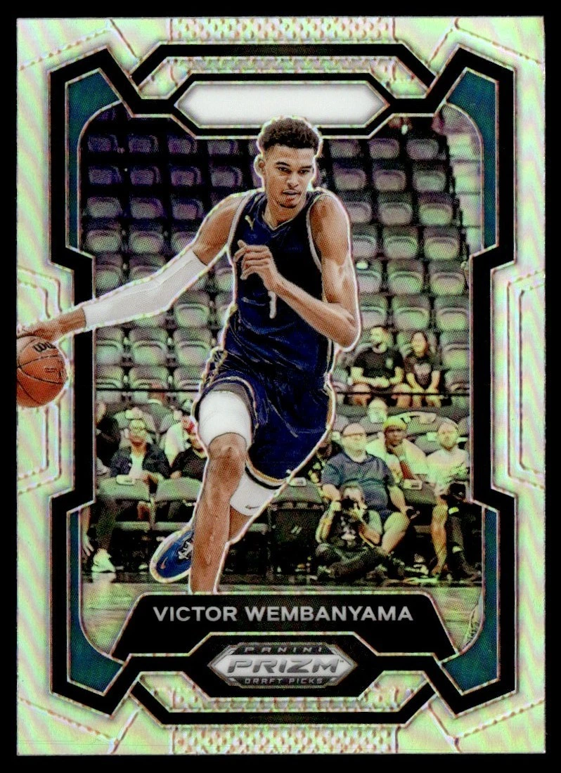 2024-25 Panini Prizm Draft Picks Silver Victor Wembanyama #99