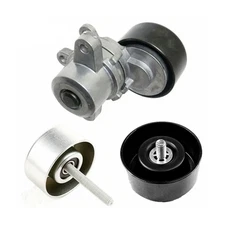 3x Belt Tensioner Pulley & Belt Pulley Kit For Nissan Altima Maxima Murano Quest