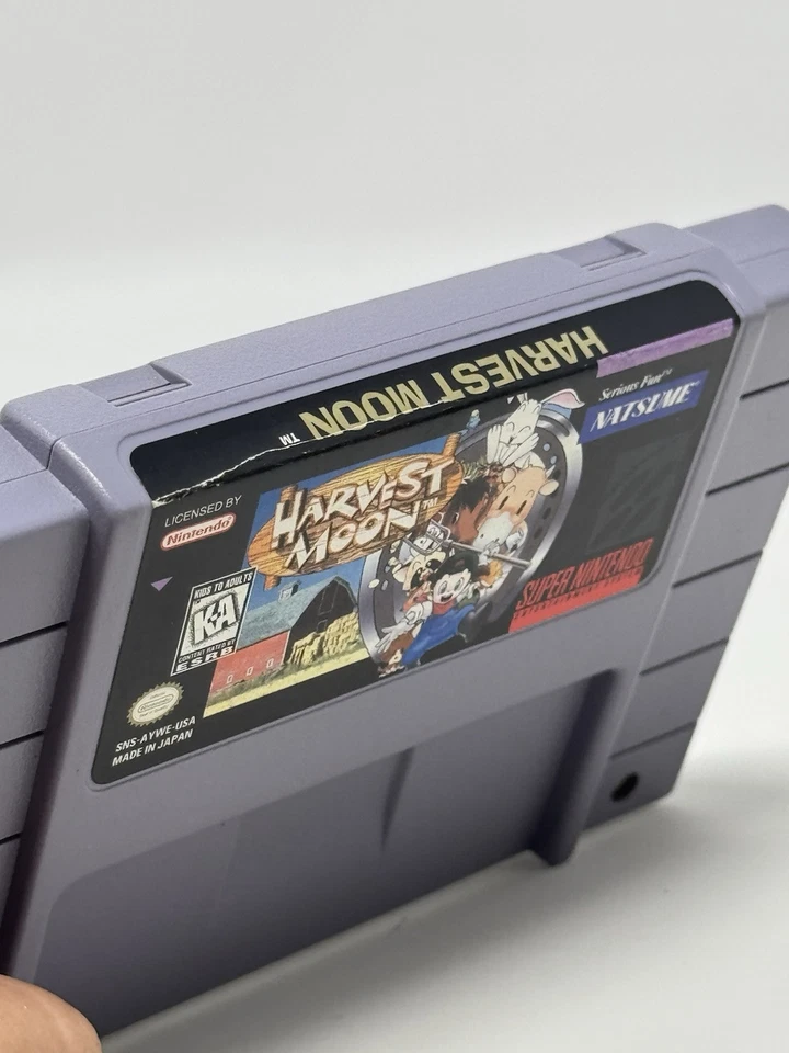 Harvest Moon para Super Nintendo *SNES* Auténtico - Probado - Muy Limpio Foto 4 de 4