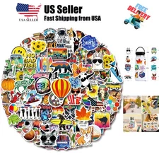 100 PCS Water Bottle Stickers for Kids Teens Girls Adults, Aesthetic Cute Vin...