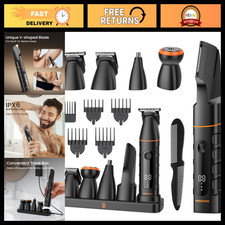 Upgraded Waterproof Body Pubic Hair Trimmer for Men, Precision Ball Shaver