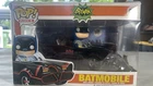 Funko POP Batman with Batmobile #1 (Classic Tv Series) DAMAGED BOX SEE PICS