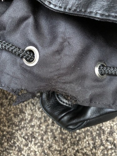 Mochila Mochila Massei Unisex de Cuero Genuino Negra Hecha en Italia PVP £229 - Imagen 10 de 17