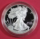 2016-W PROOF AMERICAN SILVER EAGLE DOLLAR  *NO BOX/COA*