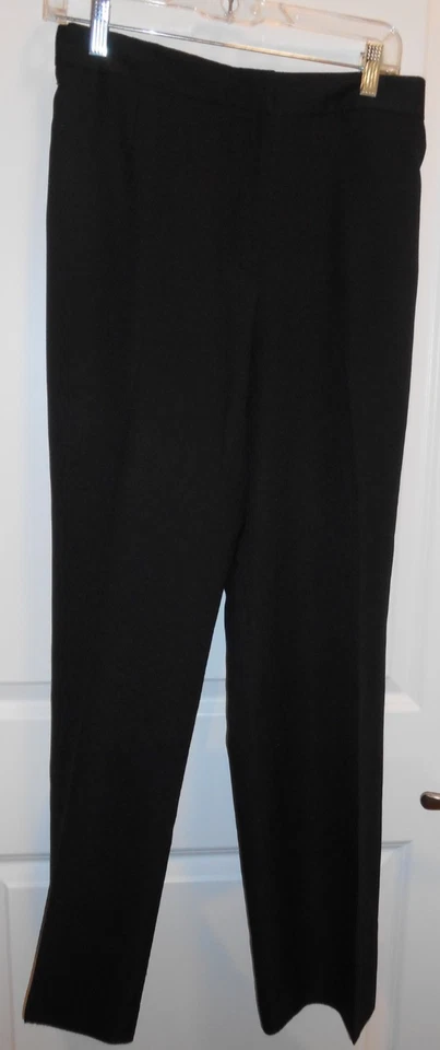 Mujer Pantalones Traje Gris 2 Botones Chaqueta y Pantalones Forrados en Negro Evan Picone Talla 16 Foto 3 de 3