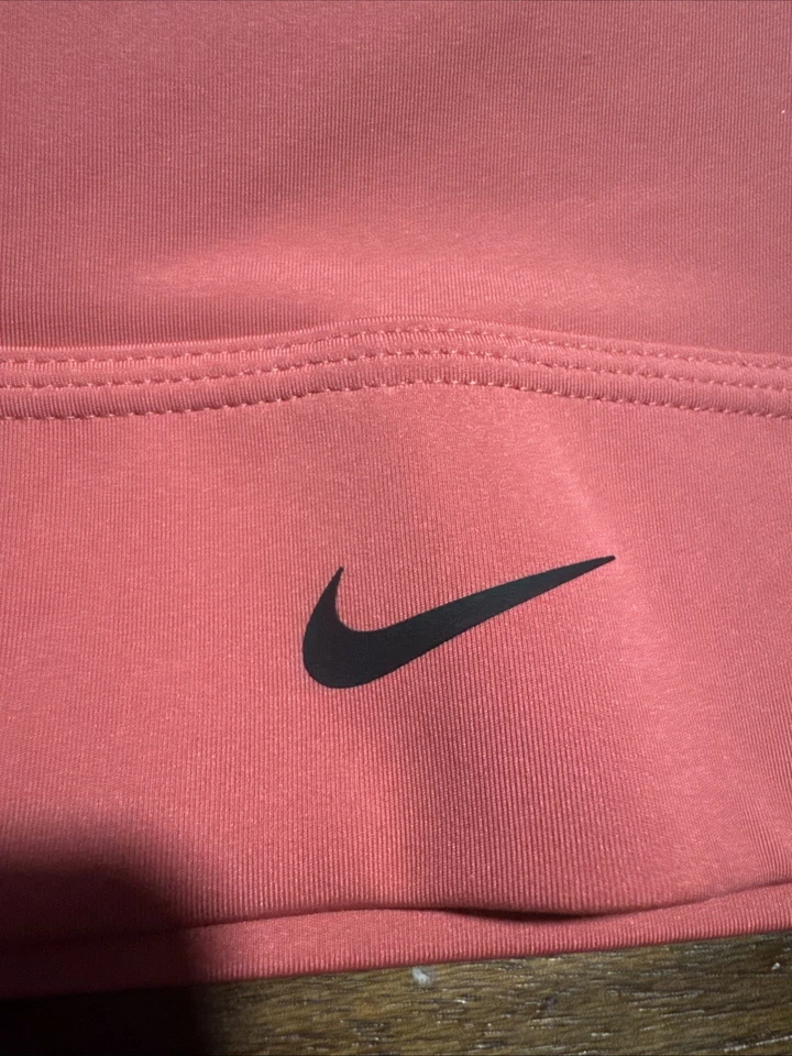 Nike Women's Sports Bra CZ4496 Small Support Padded Longline Athletic Logo Bra - Image 3 of 4