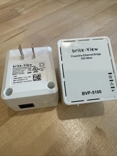 Brite-View Powerline BVP-5100 Ethernet Bridge 500Mbps