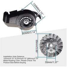 Aluminum Pull Start Recoil Starter for 47cc 49cc Pocket Bike