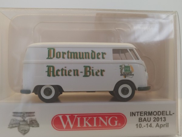 CM353 Wiking VW Volkswagen T1 079774 Weiß Dortmunder Bier Ovp Neu 1;87 H0-image