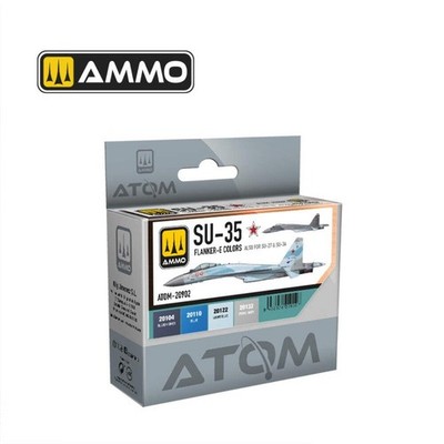 AMMO by Mig 20902 SU-35 FLANKER-E Colors Set (also for SU-27 and SU-34)