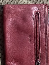 Rolfs Genuine Leather ID Money Clip Wallet Cognac Brown