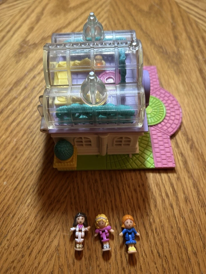 Polly Pocket BRIDAL SALON Shop Vintage Bluebird 1994 LIGHT-UP Dolls RARE GIFT - Image 2 of 4