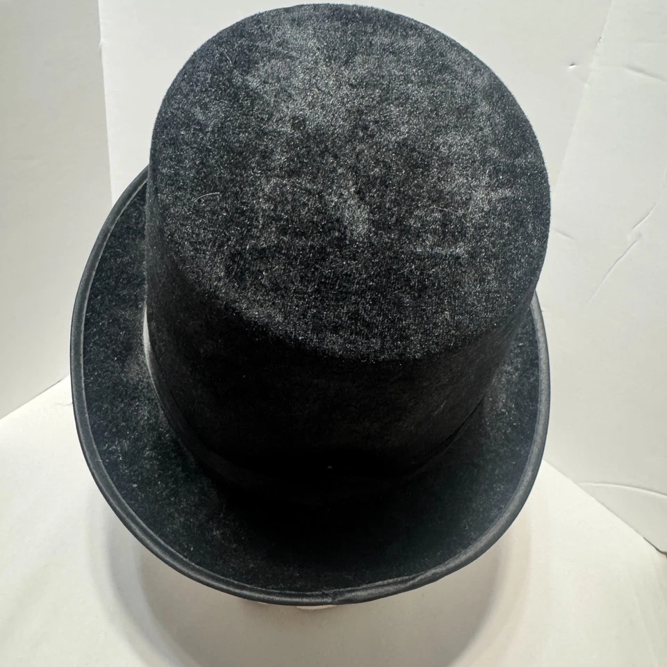 Disfraz de Terciopelo Negro Belfrey Sombrero Cosplay Steampunk Victoriano Formal Foto 4 de 4