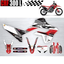 CUSTOM GRAPHICS STICKER DECAL KIT V.15 FIT HONDA CRF300 RALLY 2021-2024