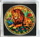 2025 1 oz American Silver Eagle Mosaic Series Majesty Lion Art Coin