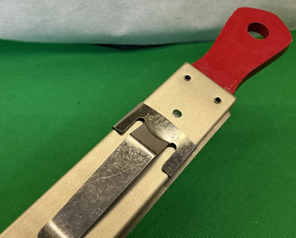 Termômetro vintage Taylor guia de fritura profunda medidor de temperatura cabo vermelho - Imagem 4 de 4