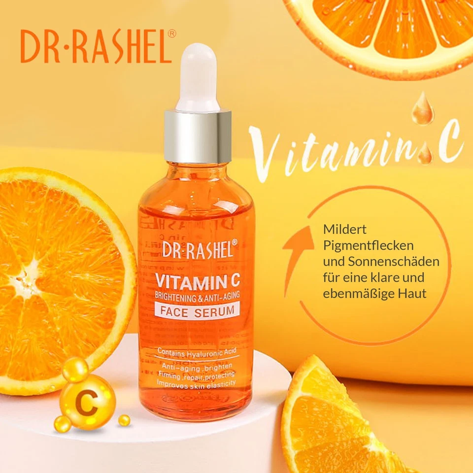 Gesichtsserum Vitamin C Serum Brightening Anti-Aging Anti-Falten Hyaluronsäure - Bild 4 von 4