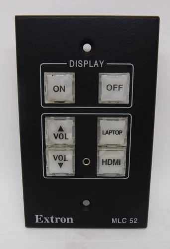 Extron MLC 52 RS MediaLink Controller – RS-232 Wall Control Panel