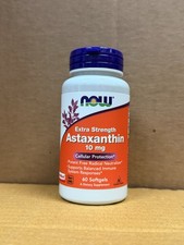 Now Foods Astaxanthin, Extra Strength 10 mg 60 Softgels 2251