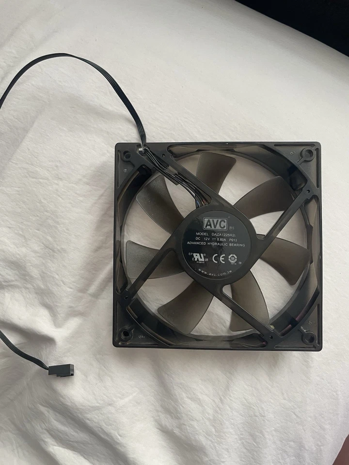 2x AVC DAZA1225R2L 12V 0.60A 4-PIN Kühlgebläse / Cooling Fan - Bild 3 von 4