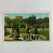 Postcard New York Saratoga Springs NY Congres...