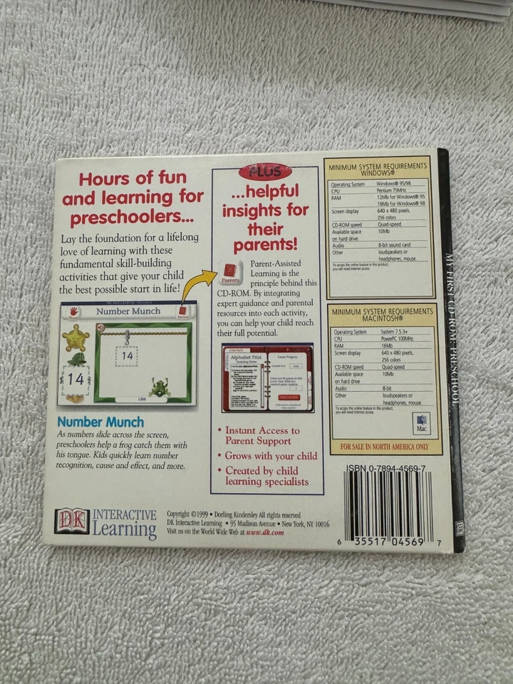 My First Cd Rom Preschool Pc 1999 Windows & Macintosh - Image 2 of 2
