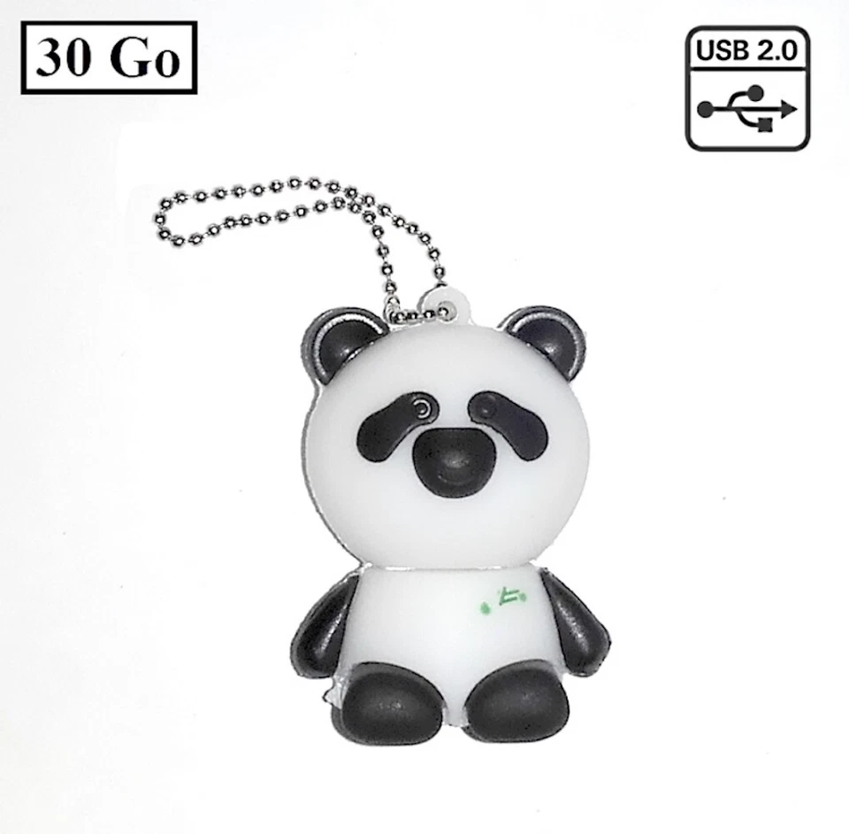 Clé USB 2.0 Flash Drive 30 Go 30Go Panda - Photo 2/4