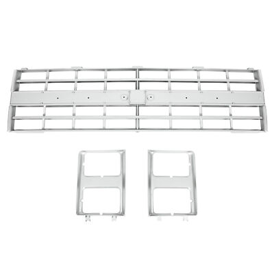 For Chevrolet C10 Suburban Fits K5 Blazer 85-88 Front Grille Headlight Bezel Kit