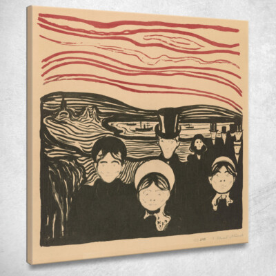 Ansia Edvard Munch, em50 Leinwandbild