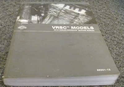 ハーレーダビッドソン　2012モデル　V-ROD サービスマニュアル 2012 Harley Davidson VRSC V-Rod Night Rod Special VRSCF Service