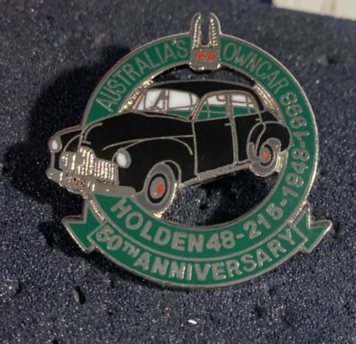 Holden Australia's Own Car Brosche Anstecknadel Emaille 50th Anniversary 30mm