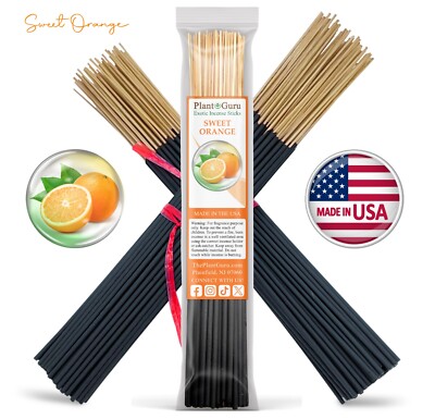 SWEET ORANGE Incense Sticks 11'' Bulk Pack Wholesale Hand Dipped Lot