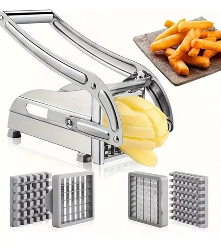 Heavy Duty Stainless Steel French Fry Cutter with Suction Feet for Potatoes US - product listing photo