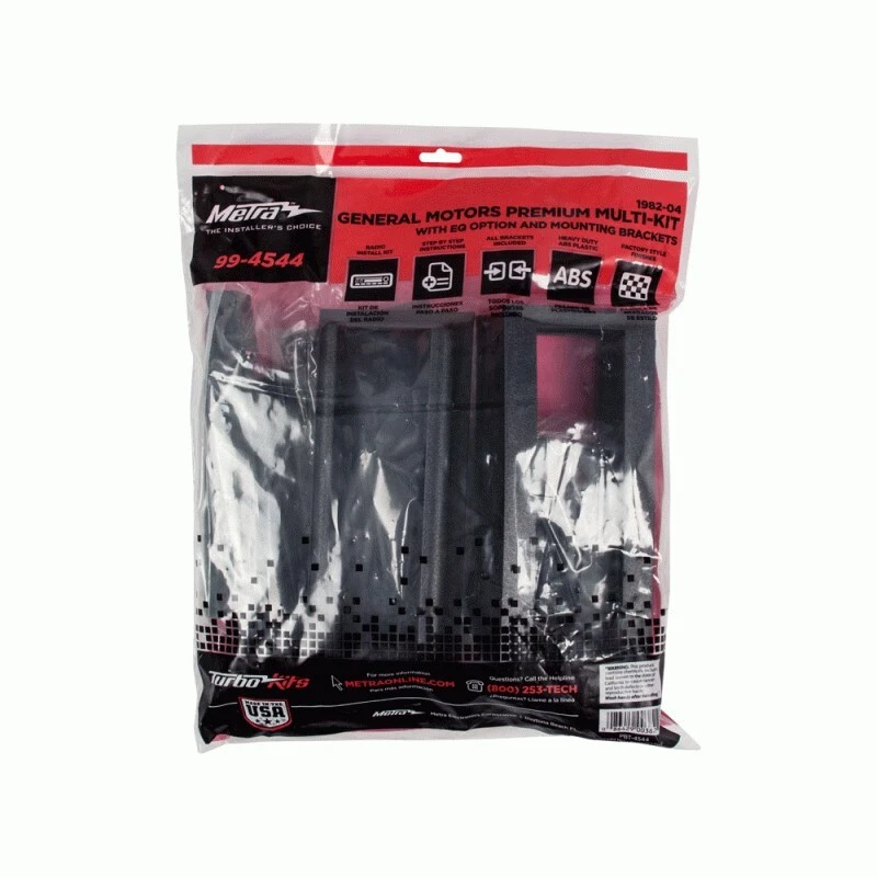 METRA 99-4544 / S-DIN CAR RADIO DASH KIT for GM VEHICLES MULTI-KIT w/ EQ OPTION - Image 3 of 3