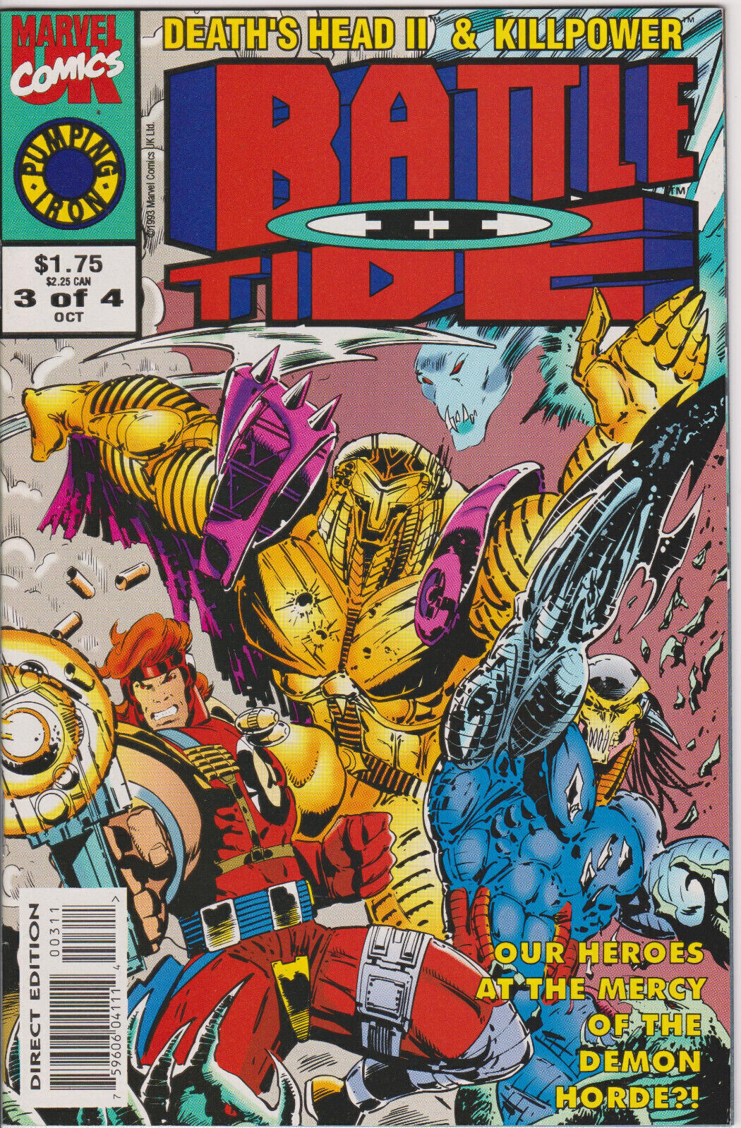 Battletide II #3 of 4, Mini (1993)Marvel UK Imprint of Marvel Comics, High Grade