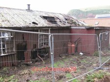 PHOTO  PENNAN VILLAGE HALL AFTER THE LANDSLIDE IN AUGUST 2007  2007